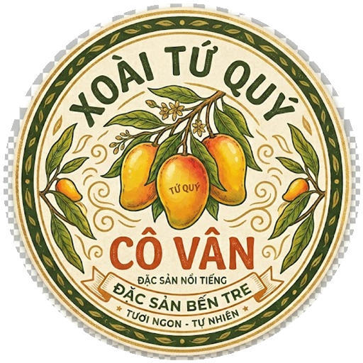 Logo Xoài Tứ Quý Cô Vân